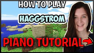 How To Play HAGGSTROM [Minecraft] by Daniel Rosenfeld - Easy (Synthesia) [Piano Tutorial] [HD]