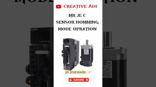 SERVO HOMMING ON SENSOR MR JE C #viral #programming #plc #mitsubishi #servo #views #song