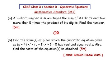 A 2 digit number is seven times the sum of its digits OR Find the value(s) of p for which the