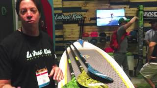 Johnny Puakea on standup paddles, pitch, scoop and drag