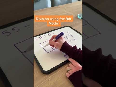 Simple division using the bar model