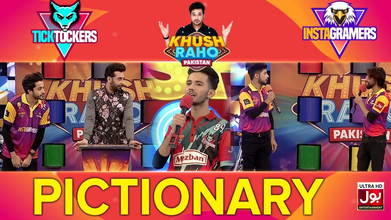 Pictionary | Khush Raho Pakistan Instagramers Vs Tick Tockers | Faysal Quraishi