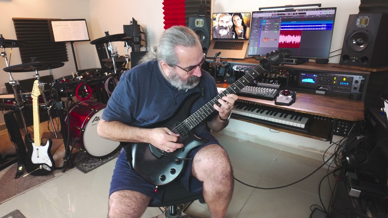 "Alpha Burst" Cover | Derek Sherinian | Ernie Ball Music Man Majesty FuKaGe Session