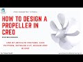 How to Design Propeller in CREO
