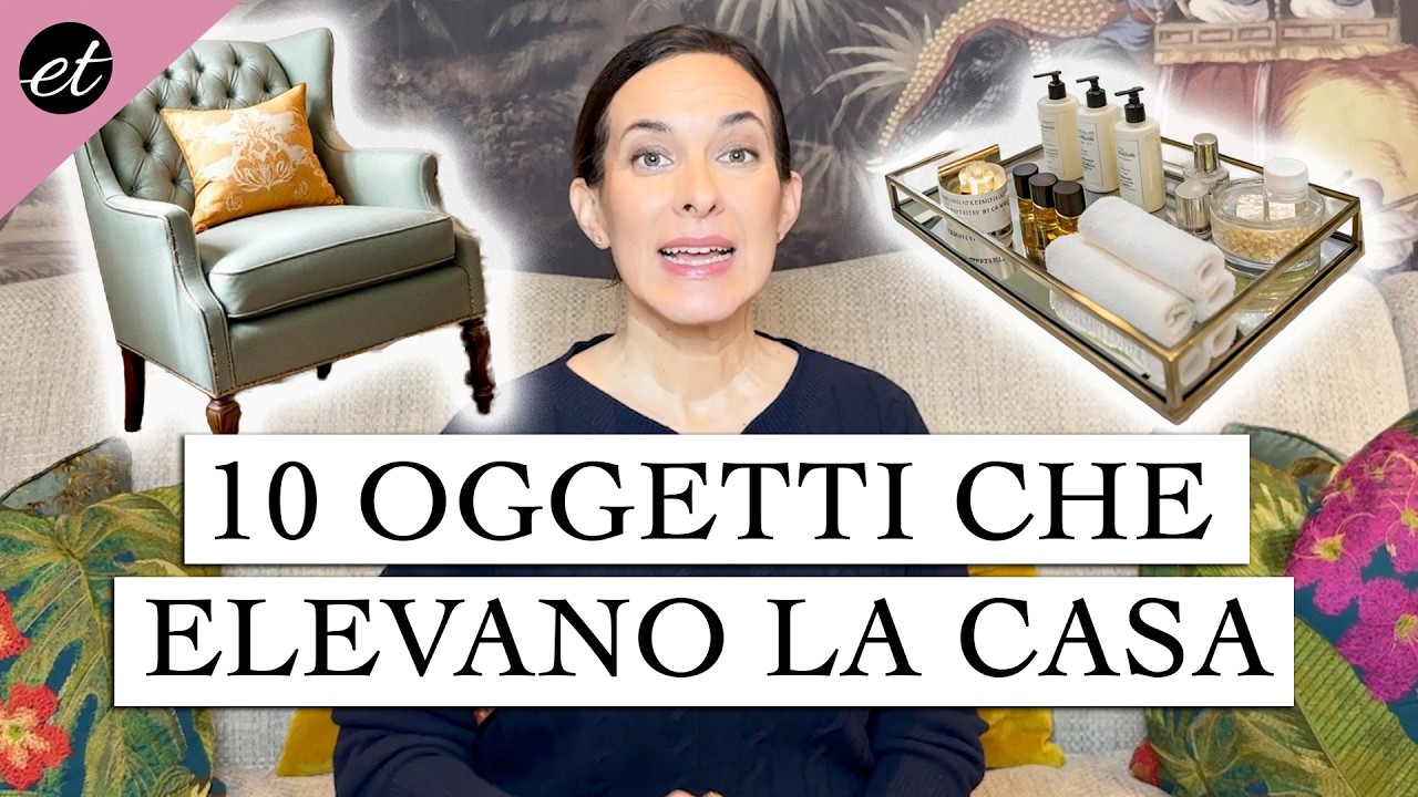 CASA ACCOGLIENTE: 10 oggetti che elevano la vita quotidiana