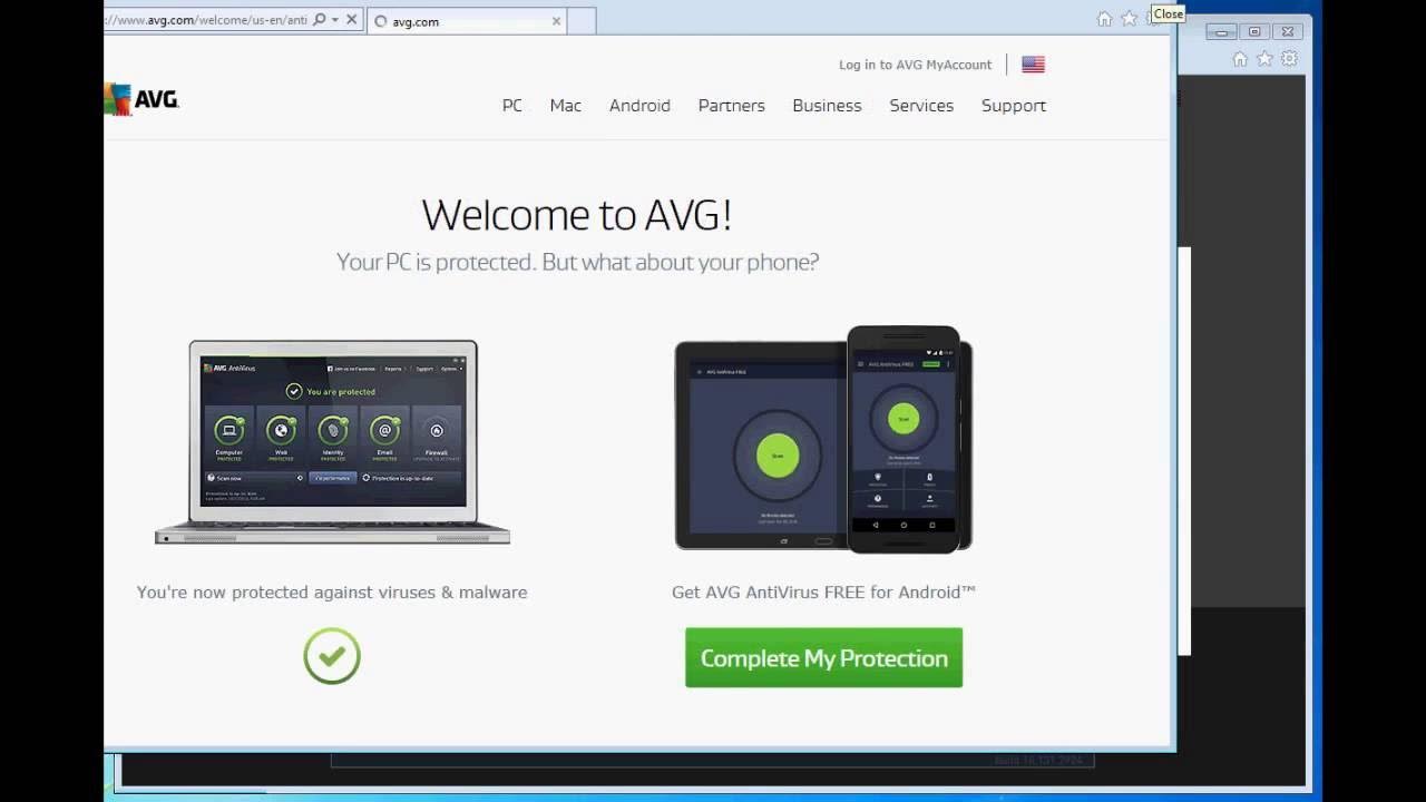 How to download and install AVG AntiVirus Free Edition YouTube