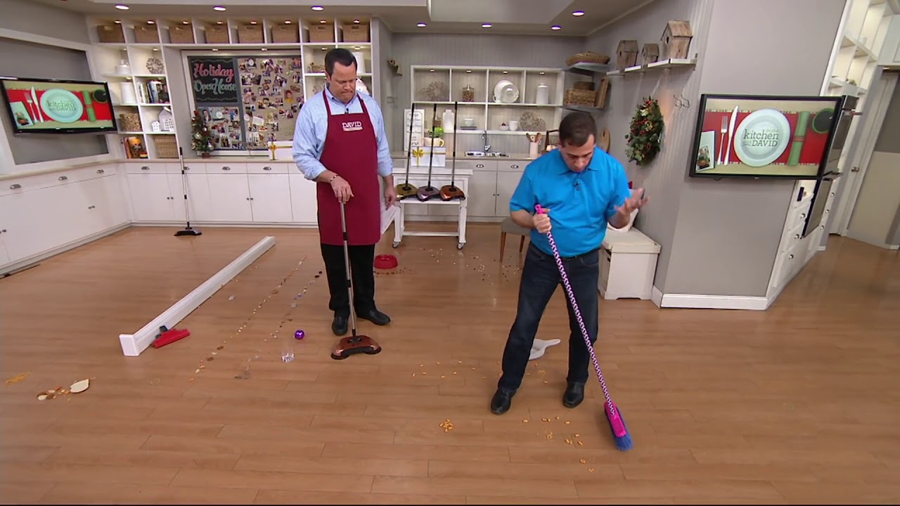 EasyEdge Lightweight Hard Floor Swivel Sweeper w/ Gift Box on QVC YouTube