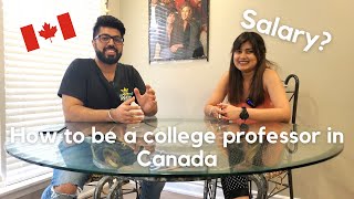 How International Student became a College Professor in Canada!