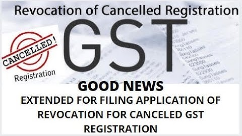 GST BIG UPDATE I GST REVOCATION OF CANCELLATION I DATE EXTENDED UPTO 31.08.2020| SANTHOSH S