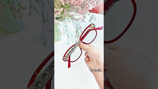 🔥🔥Priscilla Red Cat Eye Chic TR90 Eyeglasses@muukaloptical