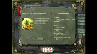 Charm Solitaire - Level 38. The Blooming Meadow.