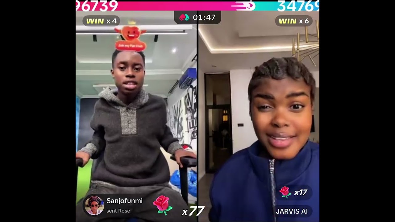 Boyfriend and girlfriend TikTok match #viralvideo #live #funny #love #fyp #trending#peller 