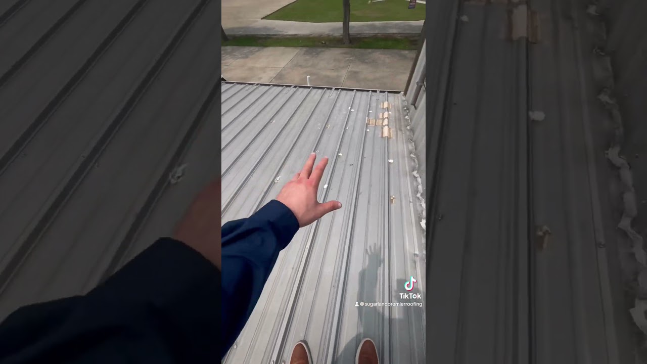 Commercial Metal Roof Leak 