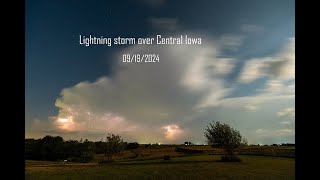 A Night Of Lightning Over Central Iowa.