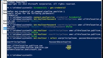Use Powershell for Password Management in Microsoft Office 365 - Part 6