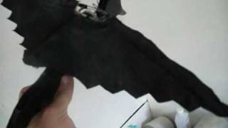 Homemade Crow / Starling Blackbird Motion Flapping Decoy for hunting