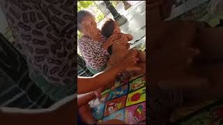 Javanese traditional massage for toddlers #shorts #massage