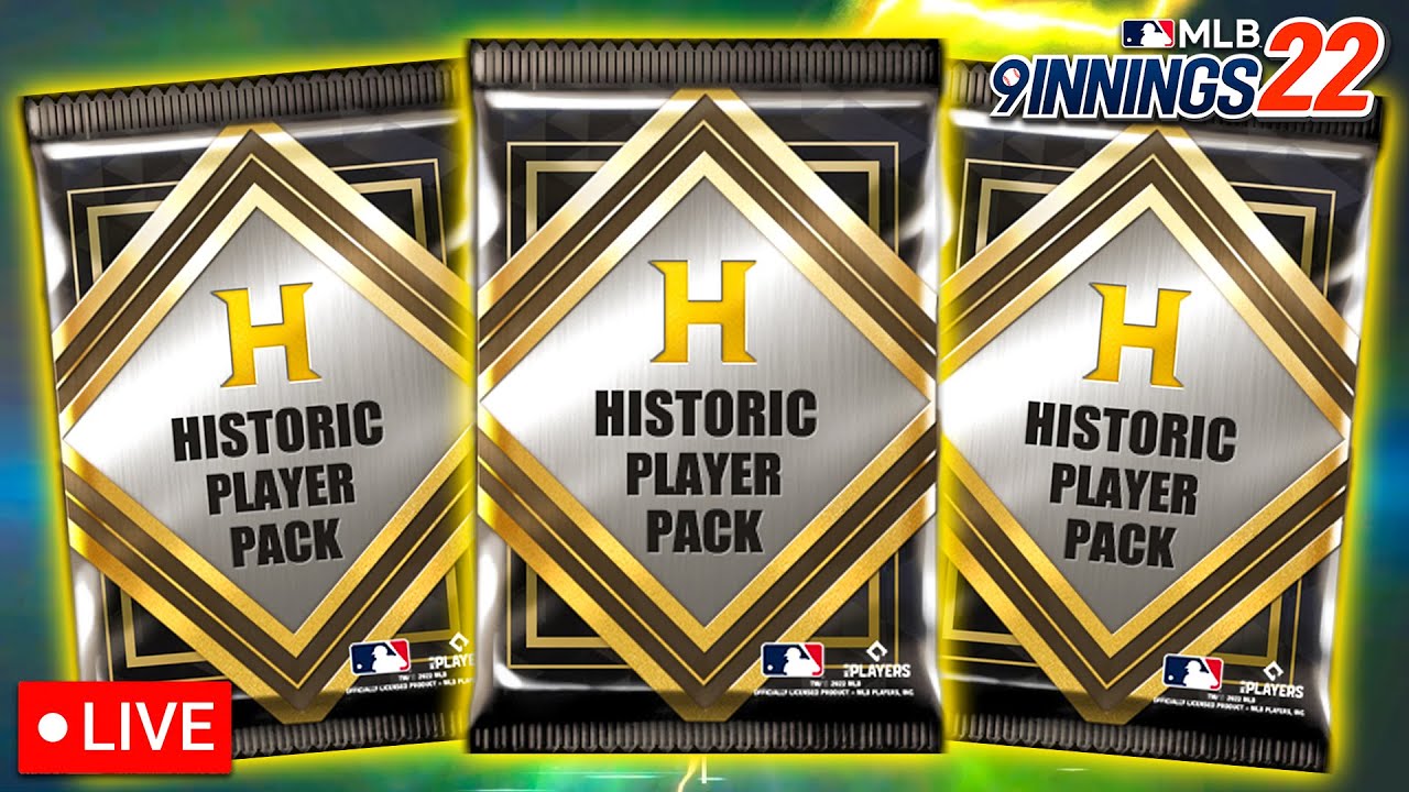🔴LIVE | MLB 9 Innings 22 - Historic Player Pack Opening Part 3!