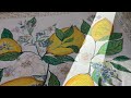 The process of painting lemons.