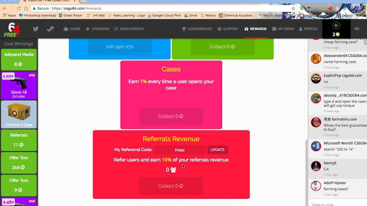 Code: Free! --CSGO64.com Referral Code