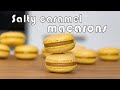 Delicious salted caramel macarons