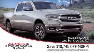 Don't Miss Our Memorial Day Sales Event!  Only at Midland CJDR!