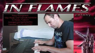 Piano arrangement for harmonies from Man Made God interlude 🎹🎼🎵 (In Flames, Colony)