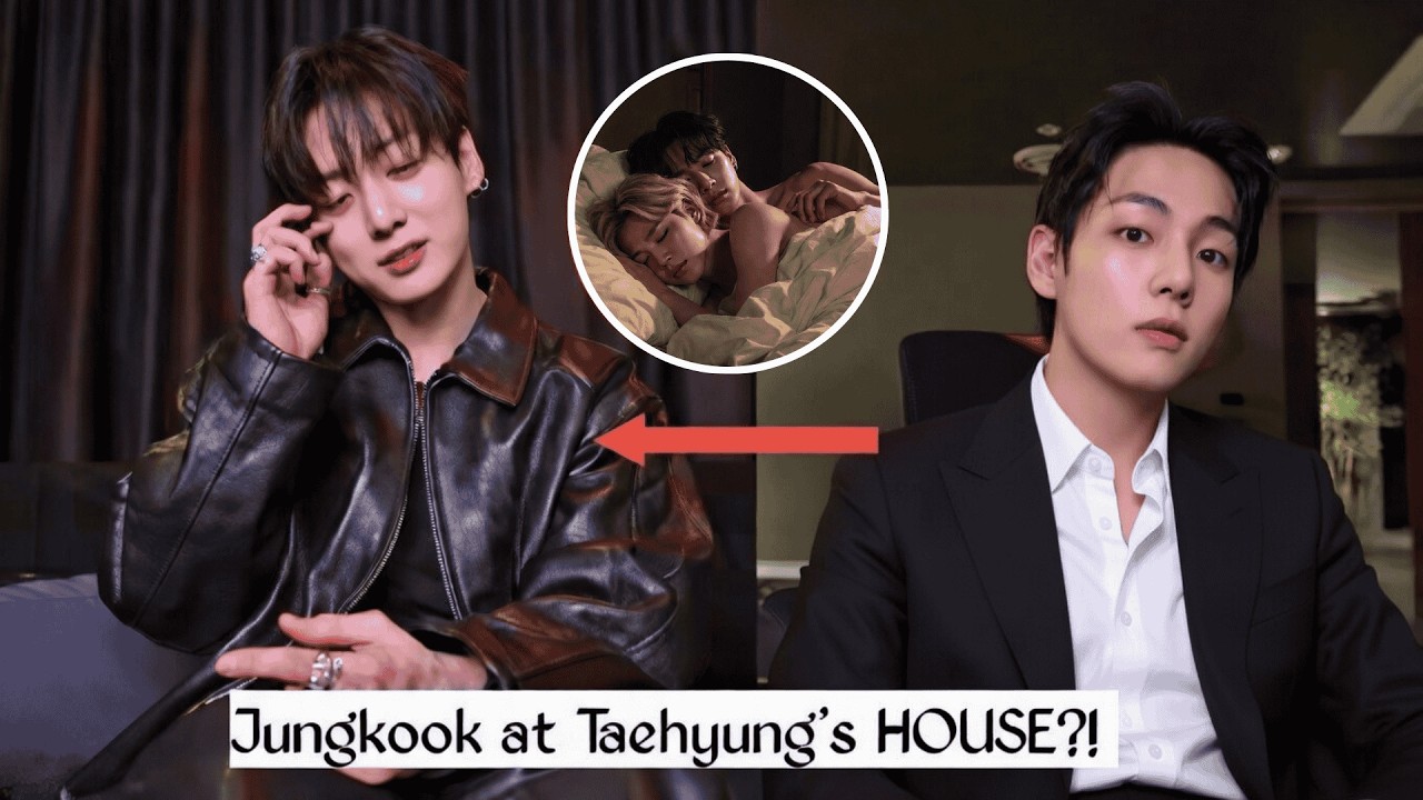 Fans Go Wild After Jungkook Appears at Taehyung’s House!
