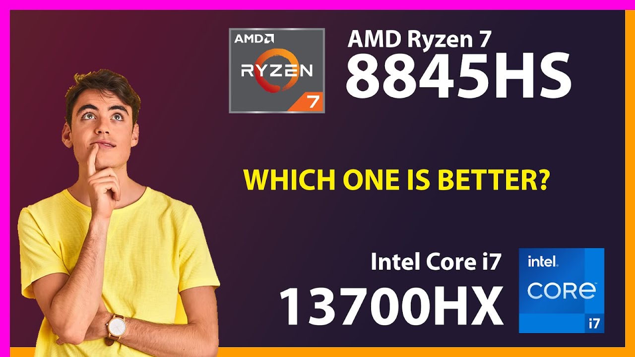 AMD Ryzen 7 8845HS vs INTEL Core i7 13700HX Technical Comparison - YouTube