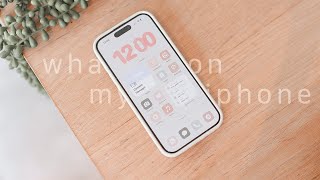 🎧 What's on my iPhone 15 Pro | aesthetic customisation ☁️🧸💌