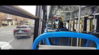 CTA Bus Route 75 74th/75th From 76th/State St To 75th/Cregier CTA Nova Bus Lfs 2014 #8197
