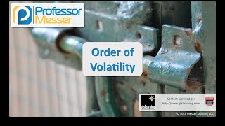 Order of Volatility - CompTIA Security+ SY0-401: 2.4