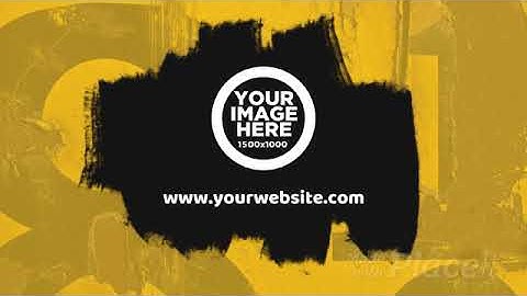 Logo Reveal Video Maker with Brush Strokes Motion Graphics