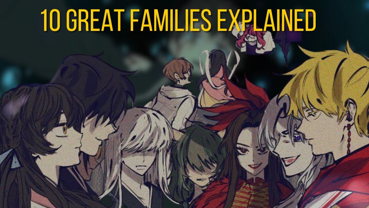 Tower of God Unveiling the Secrets of the 10 Great Families! anime 