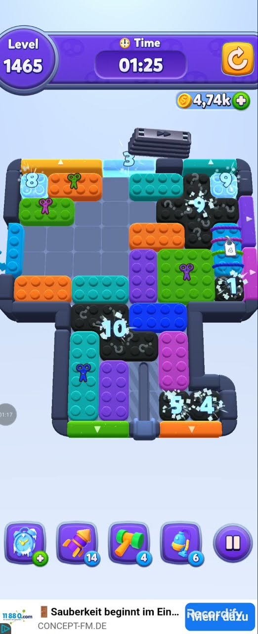 1465 Color Block Jam #games #gaming - YouTube
