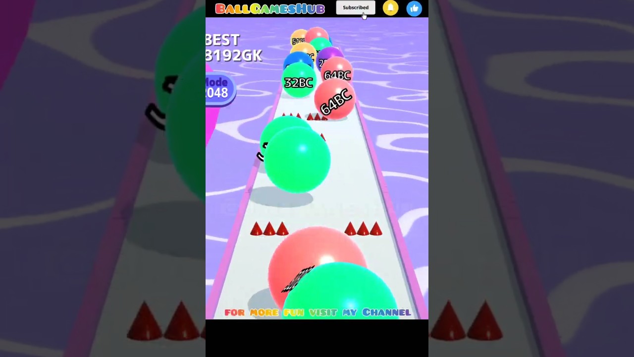 Концовка очень запутанная | Ball Run 2048 Режим бесконечности 