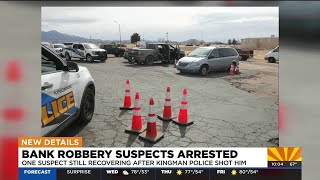 Second bank robbery suspect arrested after police shooting in Kingman