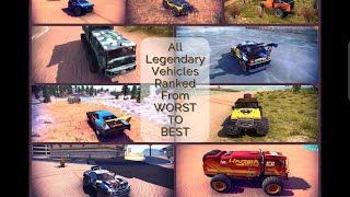All Legendary Vehicles Ranked From Worst To Best || Off The Road. screenshot 1