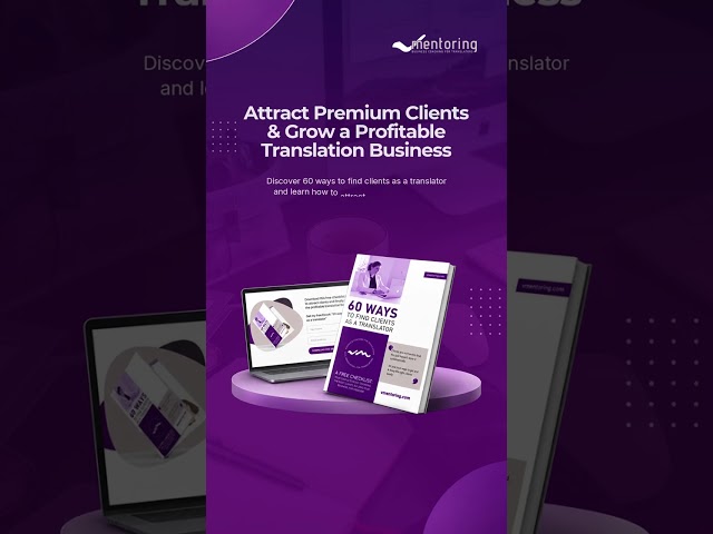 Imagine building a translation business where you attract premium clients and work toward the profit