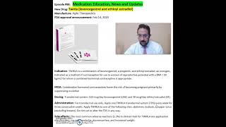 Twirla (levonorgestrel and ethinyl estradiol) - method of contraception