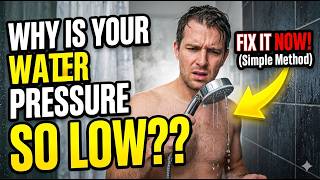 How to fix low water pressure in your house