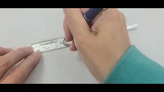 How to use the Style #2725 Write-On Wrap Around Tags