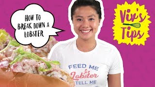 How to Break Down a Lobster | Viv’s Tips | Food Network