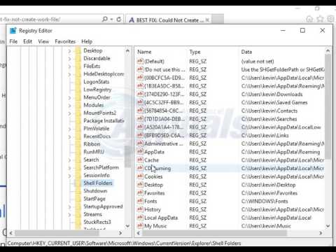 Could Not Create the Work File