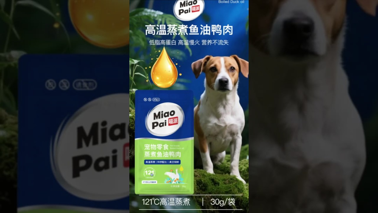 鲜嫩多汁的鱼油鸭胸肉，狗狗猫猫都能吃#萌宠出道计划 #狗零食 #萌宠日常记录 #猫咪零食 #新手养猫