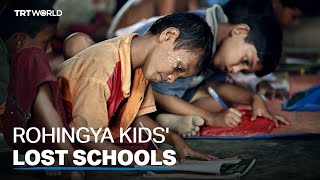 Home-based learning centre closures affecting Rohingya children