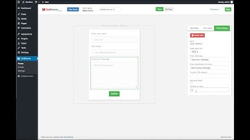 Create contact form on WordPress site in less than 2 minutes