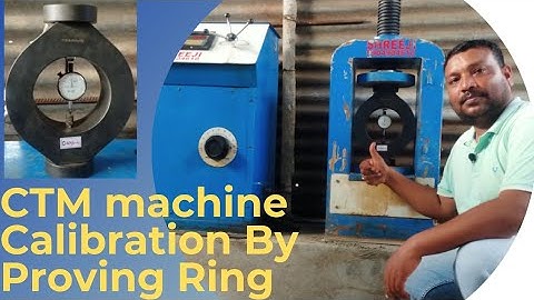Compression testing machine calibration procedure.