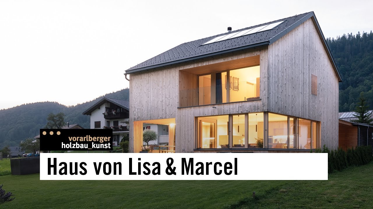 vorarlberger holzbau_kunst: Kaufmann Zimmerei und Tischlerei - Haus von Lisa & Marcel