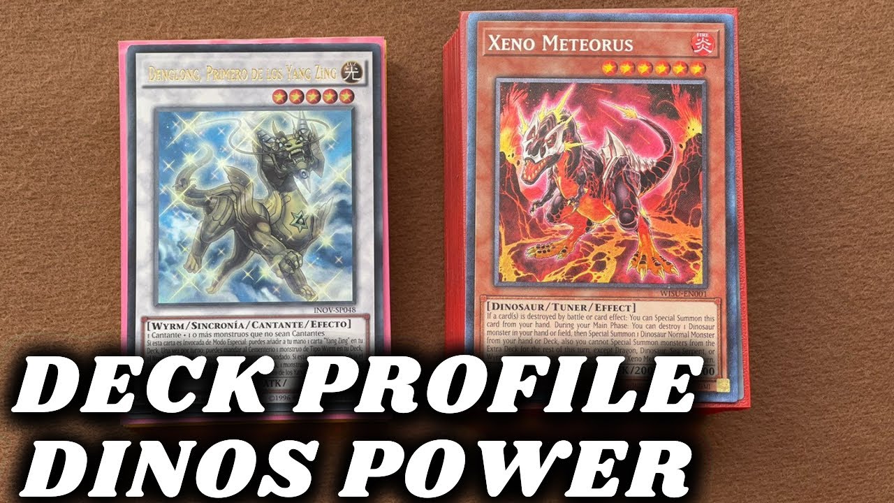 ¡NUEVO FORMATO!  DECK DINOSAURIO